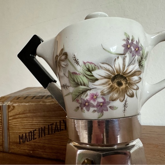 Vintage Gemelli Porcelain Espresso Coffee Maker - Picture 3 of 8